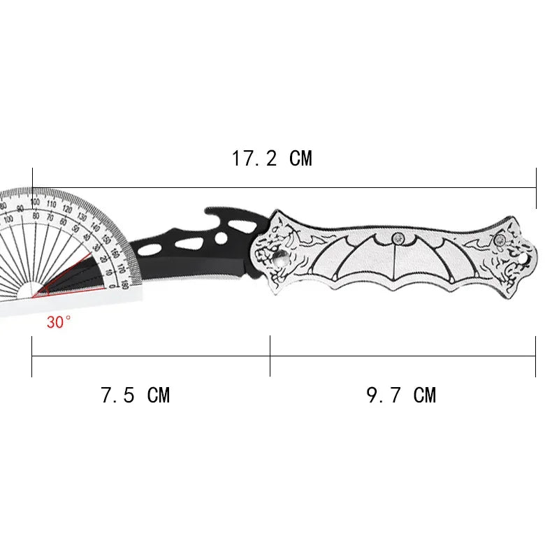 Folding Knife Keychain Portable Camping Self Defense Tactical Survival Knife Open Express Fruit Knife Sharp Outdoor Pocket Knife