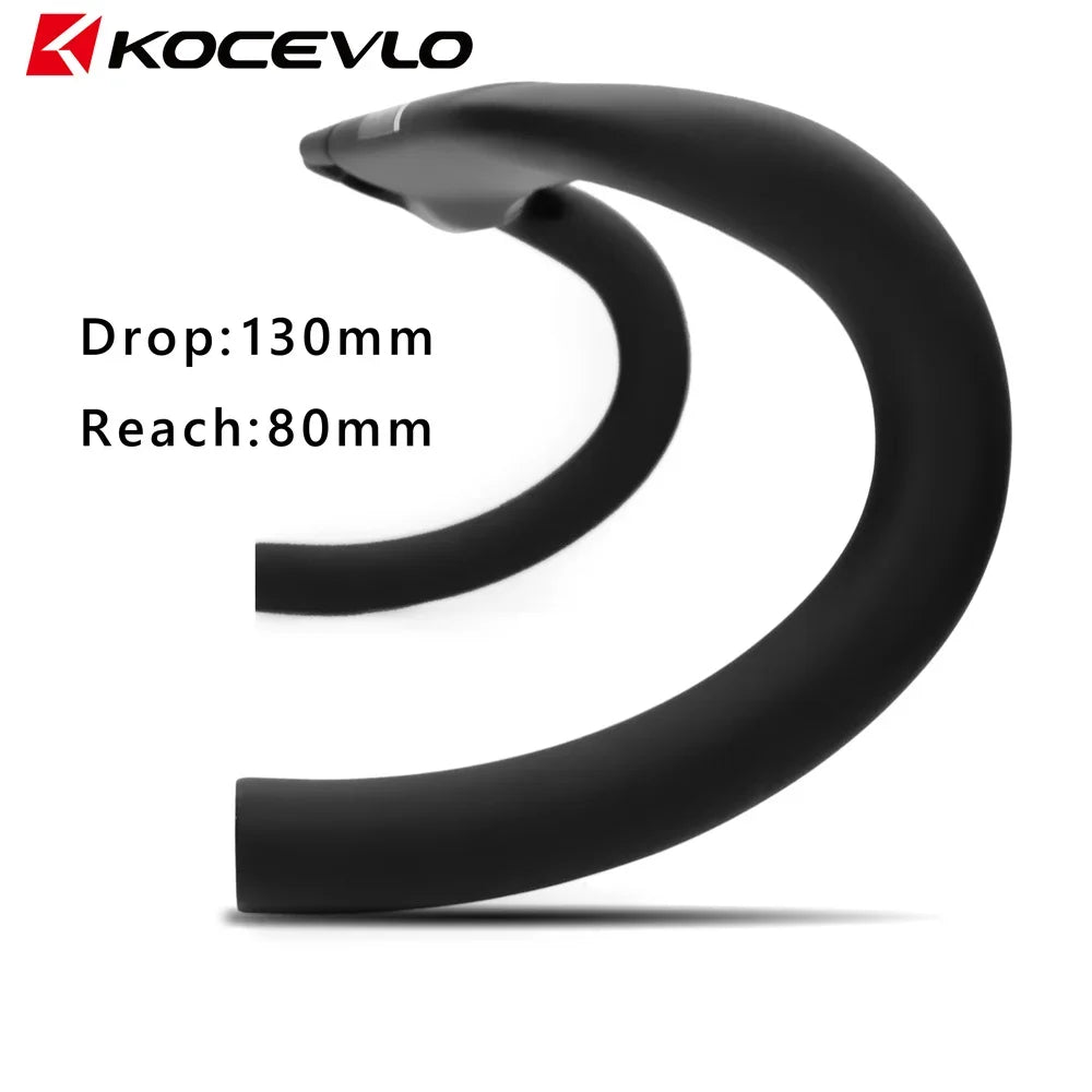KOCEVLO AERO 3 Road Carbon Handlebar 360/380/400/420mm UD Matt Internal Routing Road Bicycle Handle Bar