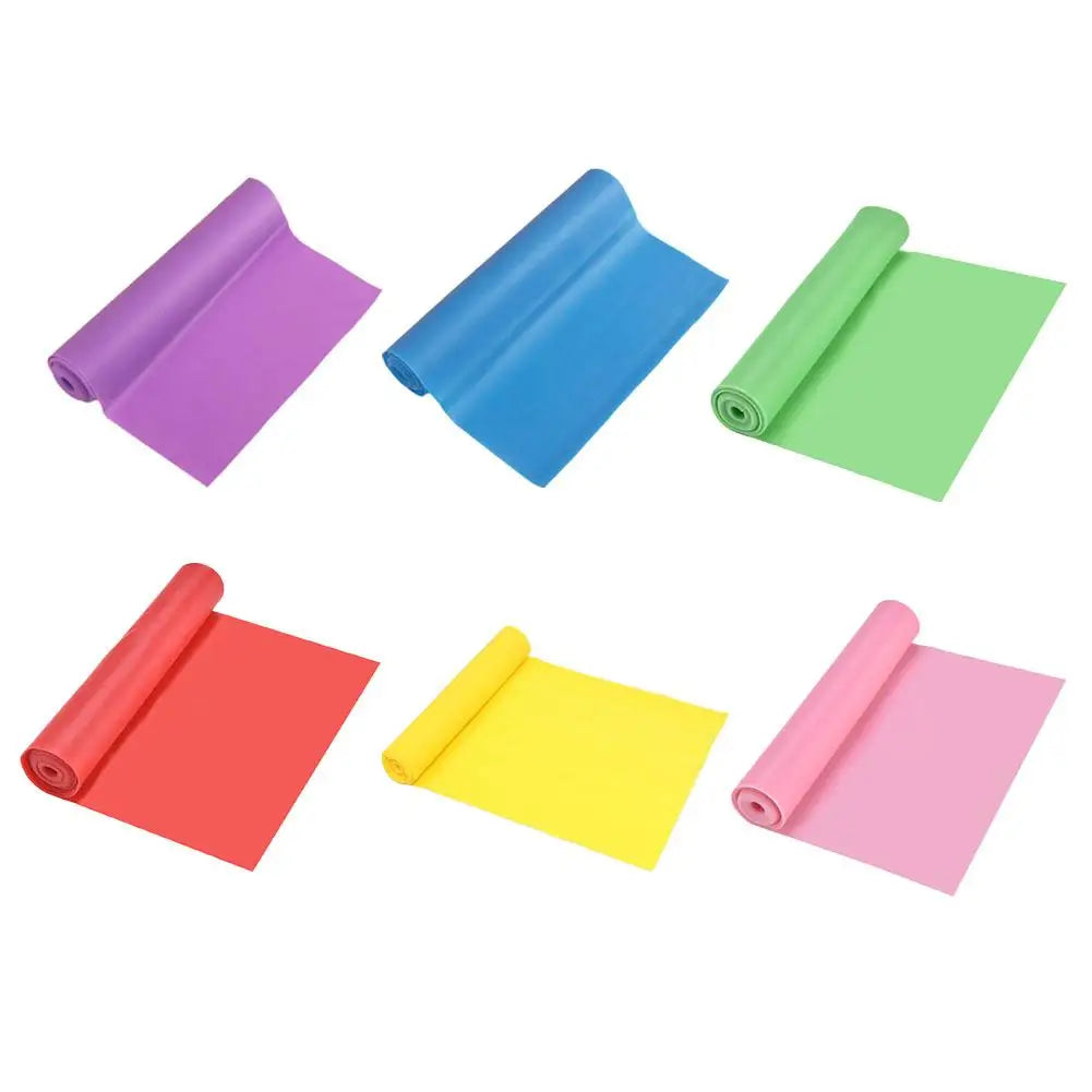 Yoga Sport Resistance Bands Pilates Training Fitness Exercise Gym Elastic Band Physical Therapy Stretching Strength Training