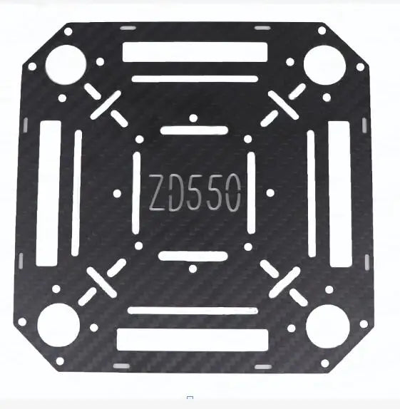 Upgrade ZD550 550mm / ZD680 680mm Carbon Fiber Quadcopter Frame for F550 FPV Quad with Carbon Fiber Landing Skid