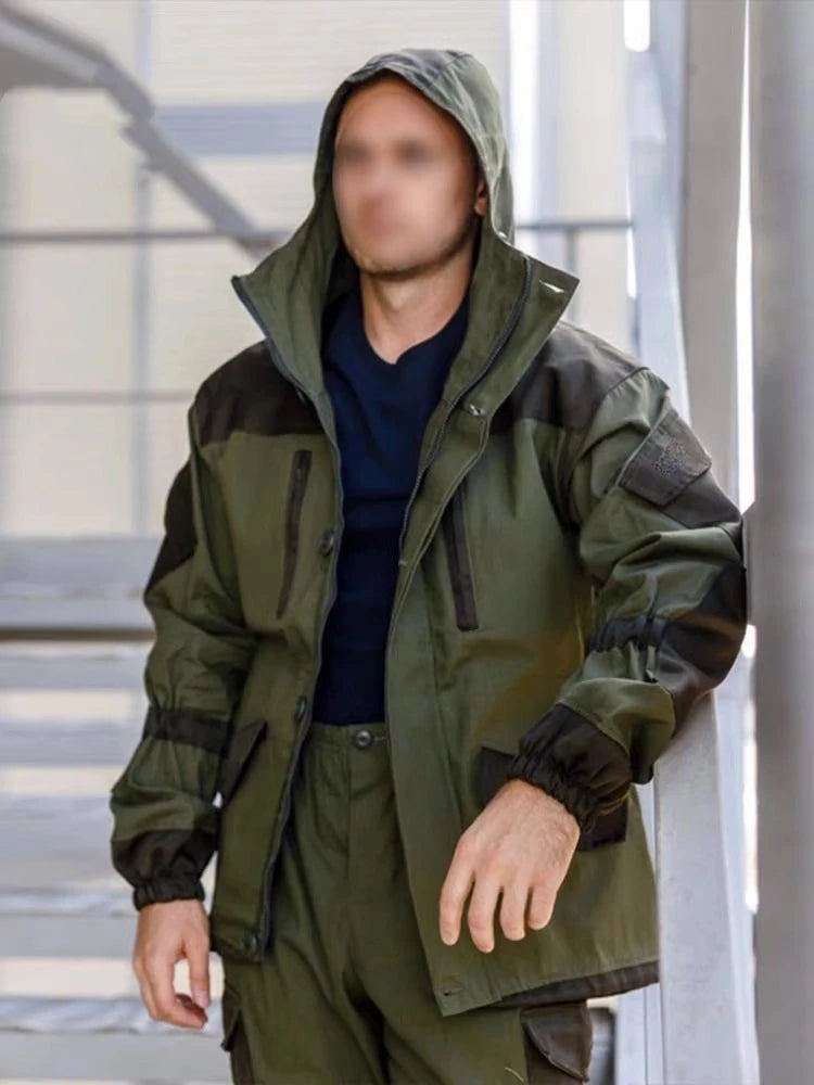 SMTP E7 Hunting Tactical Set GORKA-5 Combat Suit Set for Russian Army Special Forces Men's Retro Winter Jacket Battle Suit