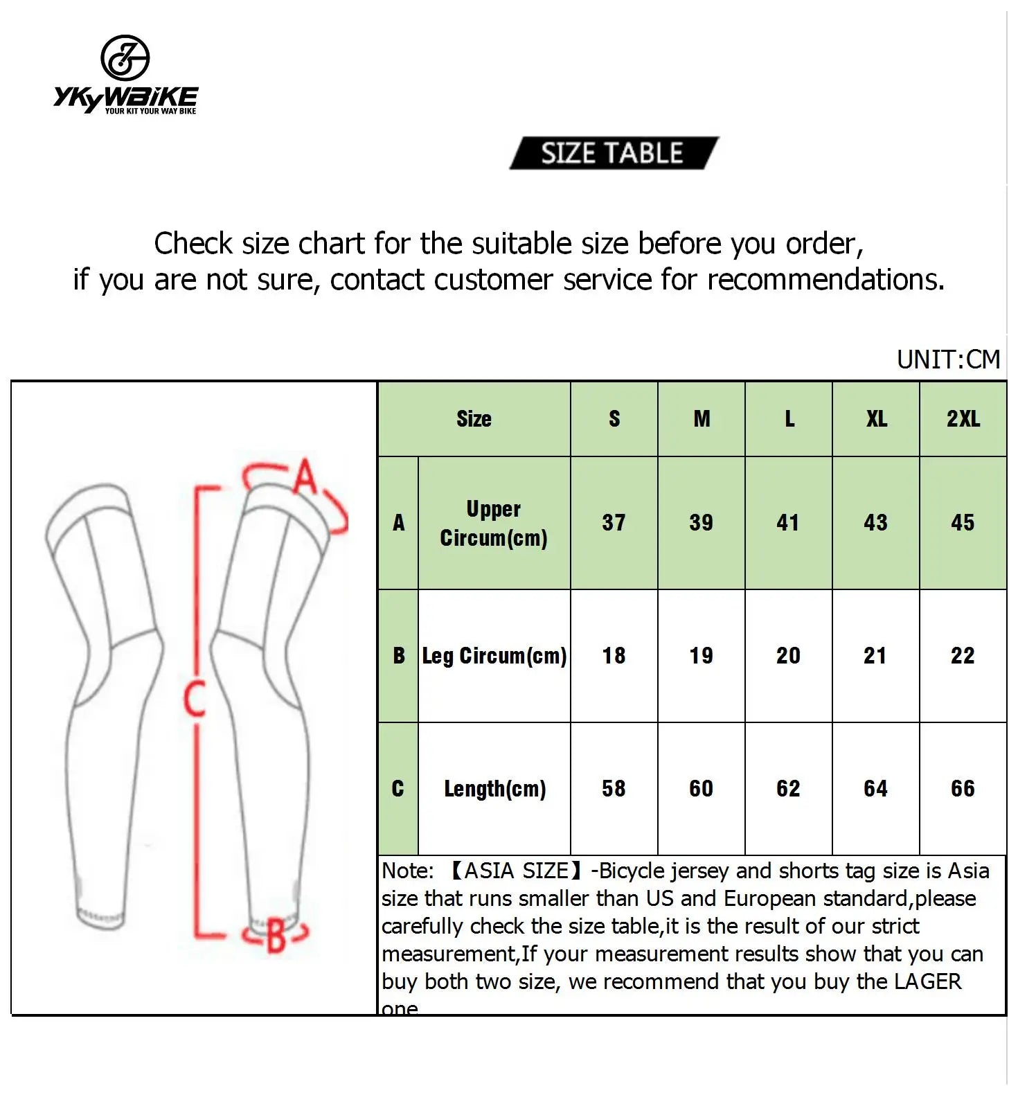 YKYWBIKE Cycling Leg Warmers Unisex Calf Compression Sleeves Outdoor Sports Running Basketball Football Leg Sleeves UV Protecti