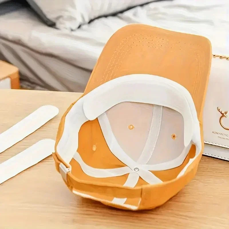 Disposable Hat Sweat Pad Adjustable Absorbent Hat Liner for Baseball Caps and Shirts Cotton Collar Protector Hiking Accessories