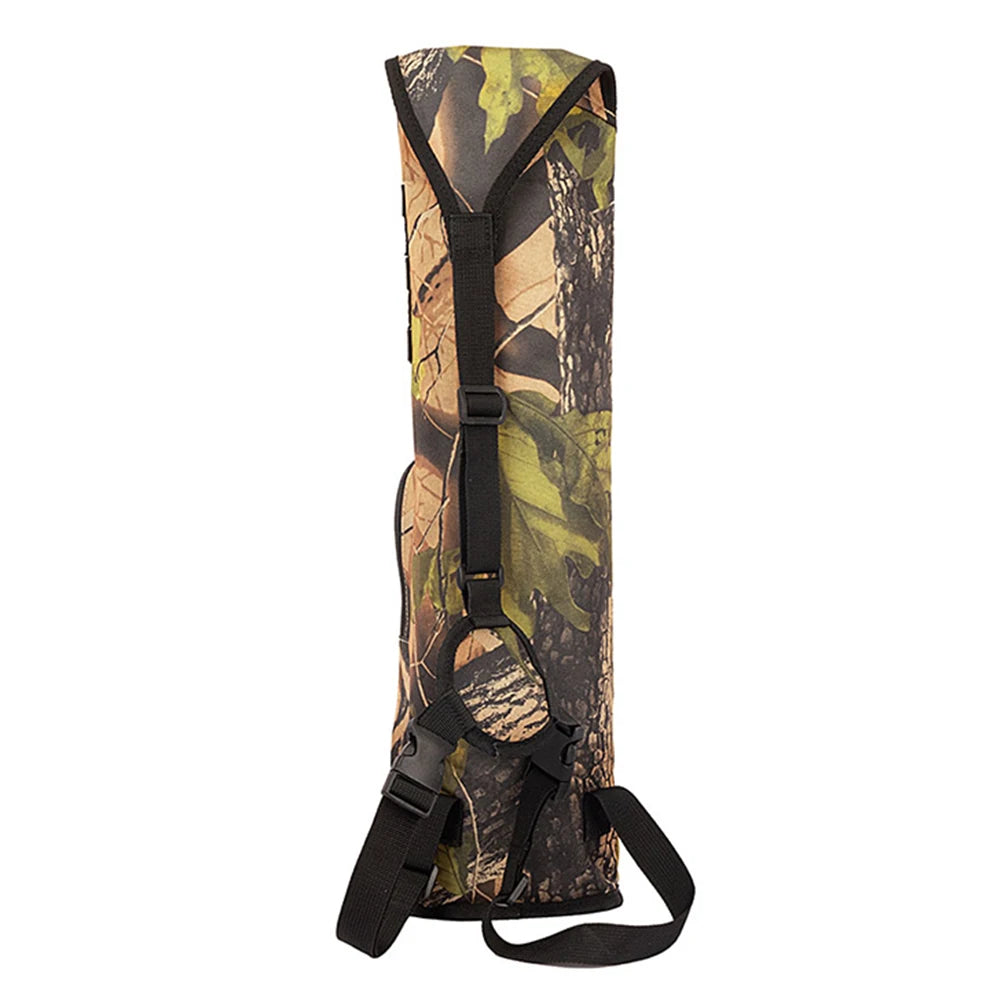 Hunting Bag Portable Bow Quiver Holder Bottom Thickening Adjustable Strap for Outdoor Archery Hunting Accessories