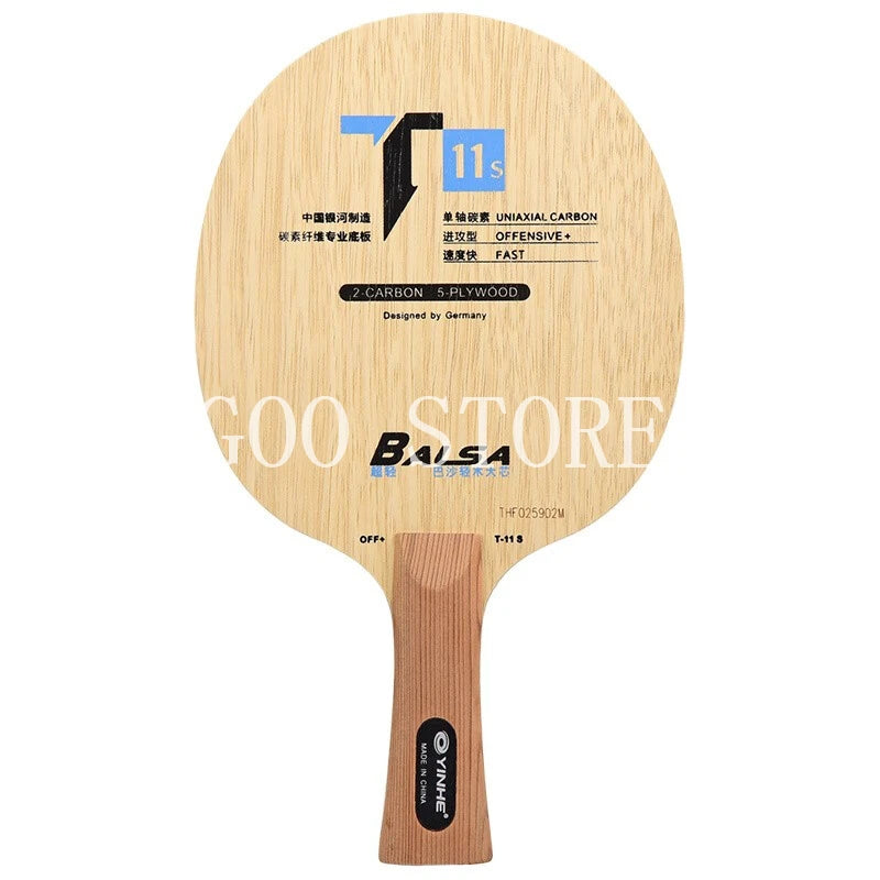 YINHE T11 / T11+ (Balsa Light Weight Carbon) YINHE Table Tennis Blade T-11 T11S Original Galaxy Racket Ping Pong Bat Paddle