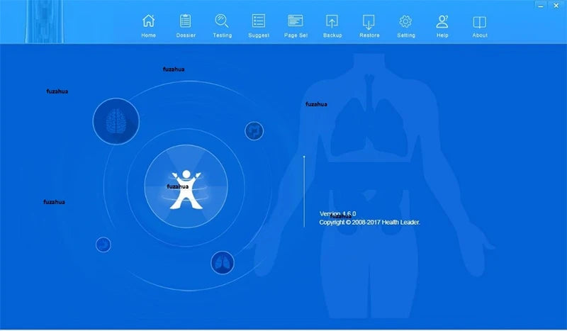 Professional Sub-Health Detector Microelement Body Scanner Analyzer Health Care Instrument Strict Health Statistics Processing
