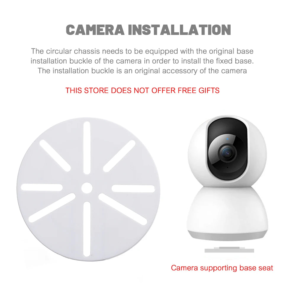 Universal No Punching Camera Shelf Wall Mount Webcam Monitor Stand Bracket Adjustable Security Camera Support Holder Rack