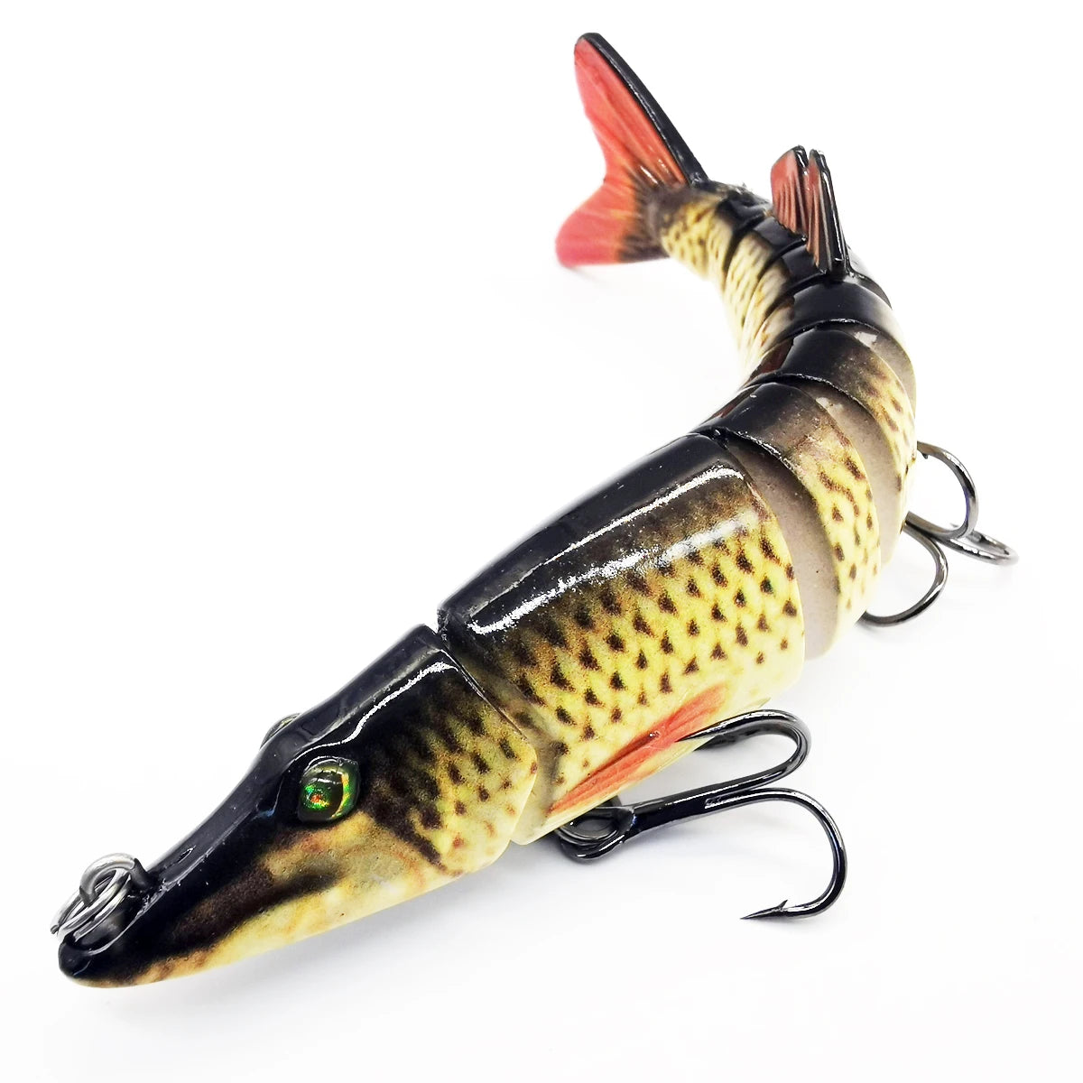 ANFS Fishing Lures for Bass Trout Multi Jointed Swimbaits Slow Sinking Bionic Swimming Lures Bass Freshwater Saltwater Bass