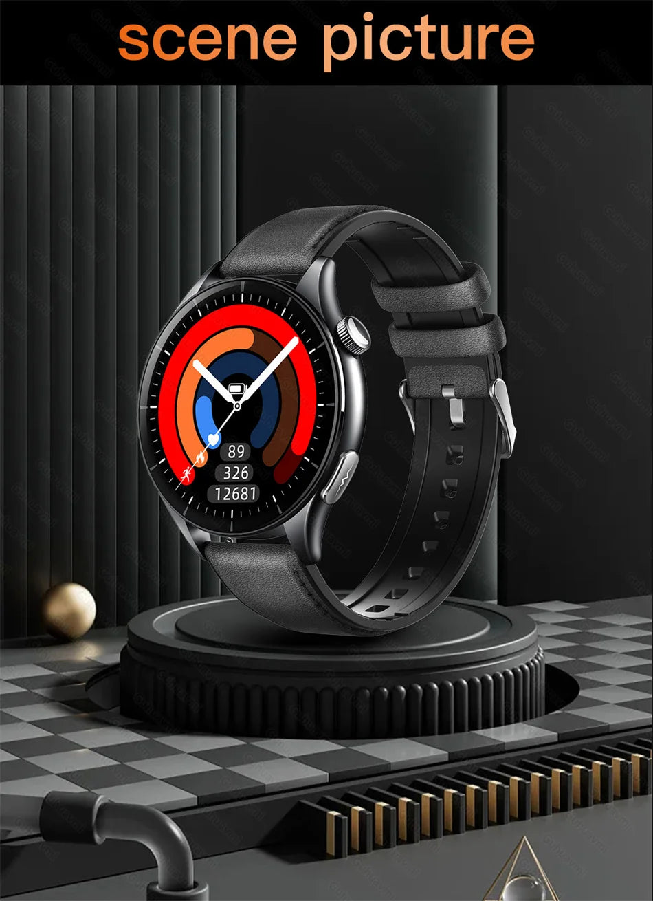 Sapphire 2025New Health managed Smart Watch Health measure Blood Fat Uric Acid Call ECG+PPG blood pressure Health Smartwatch IOS