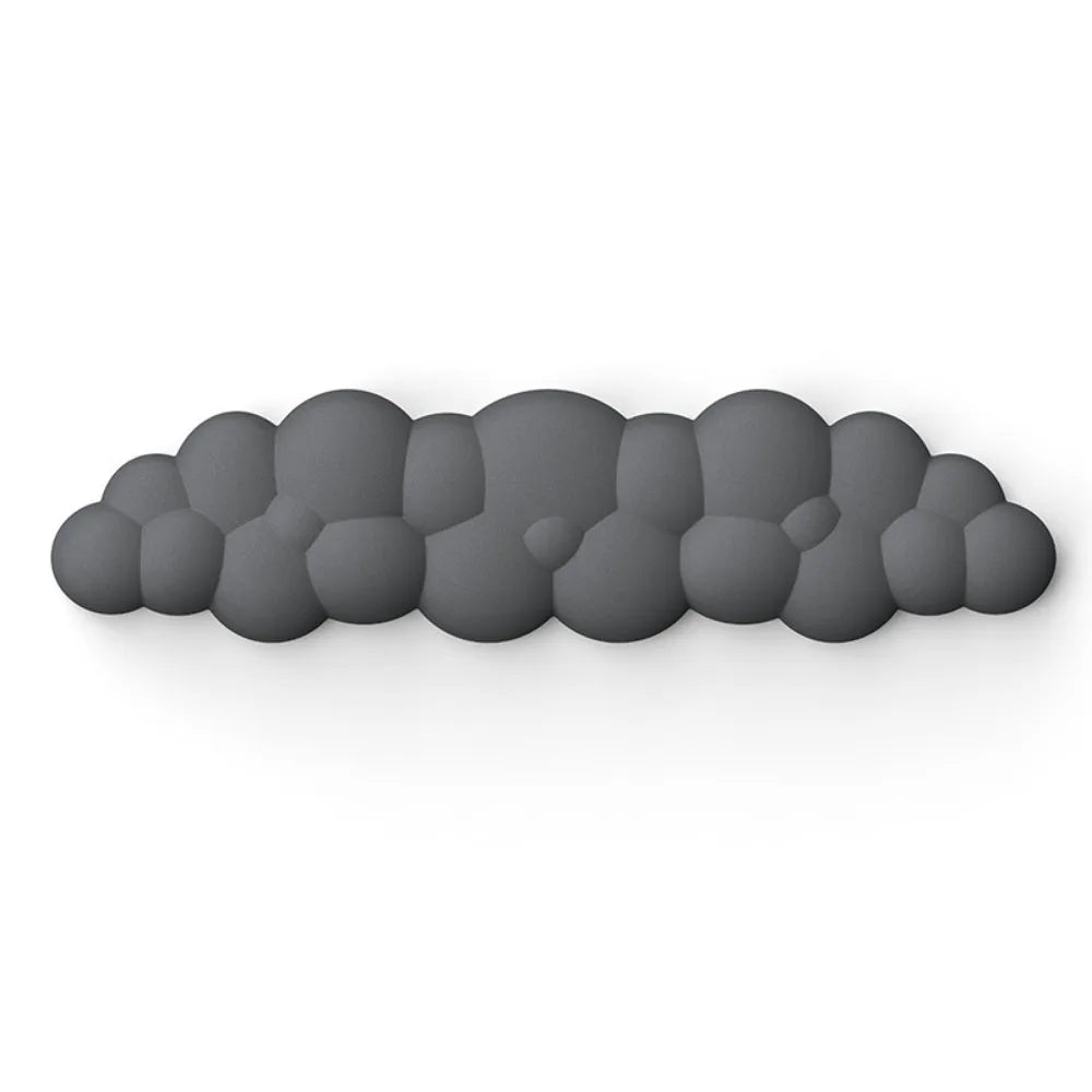 Ergonomic Cloud Mouse & Keyboard Wrist Rest - Non-Slip Memory Foam for Gaming/Office, Soft PU & Easy Clean