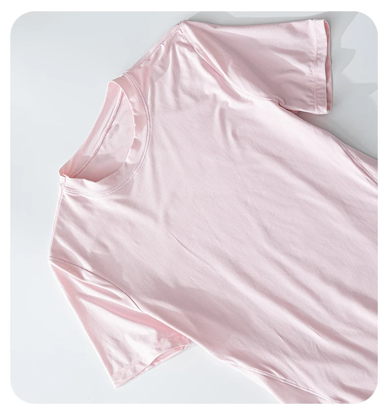 Woman 2025 Top Yoga Clothes Workout Pilates Shirts Fitness Sportswear Gym Running Sports Tight T-shirt Short Sleeve Fitness Tops