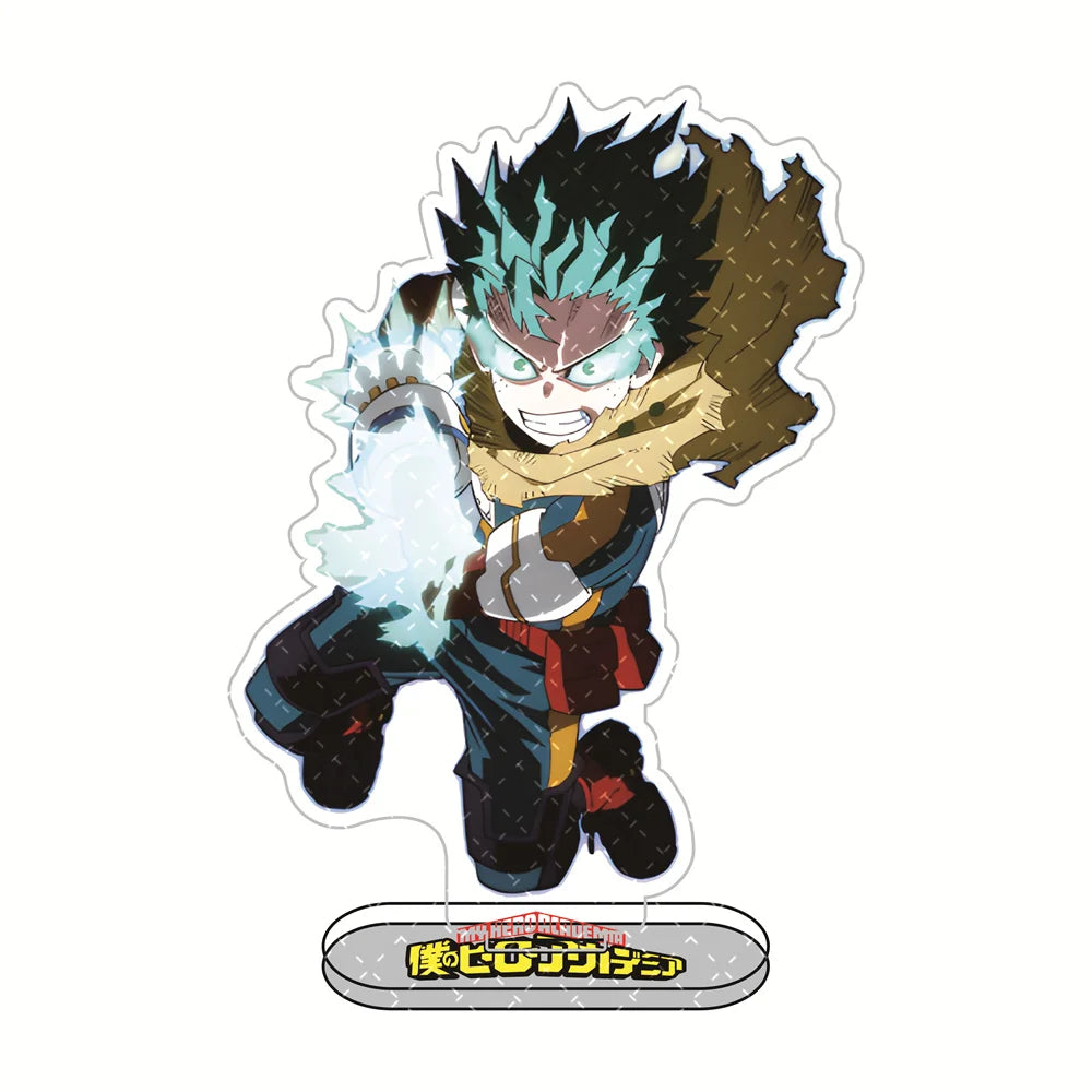 My Hero Academia 15cm Acrylic Stand Izuku Midoriya, Katsuki Bakugo, Shoto Todoroki Characters Anime Collectible Merchandise Deco
