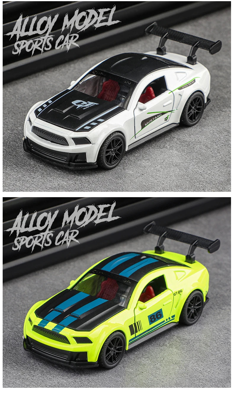 1:43 Diecast Alloy Car Model Children's Toy Car Open the door Decoration Cool Racing Car Boy toys Gift for Kids