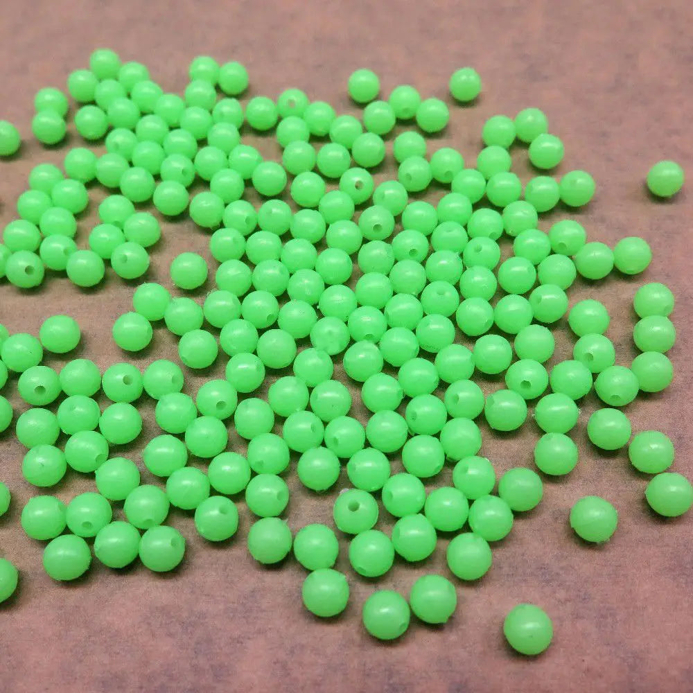 100Pcs/bag Fishing Floats Beads Luminous Light Glowing Balls For Night Sea Fishing 4/5/6/8mm