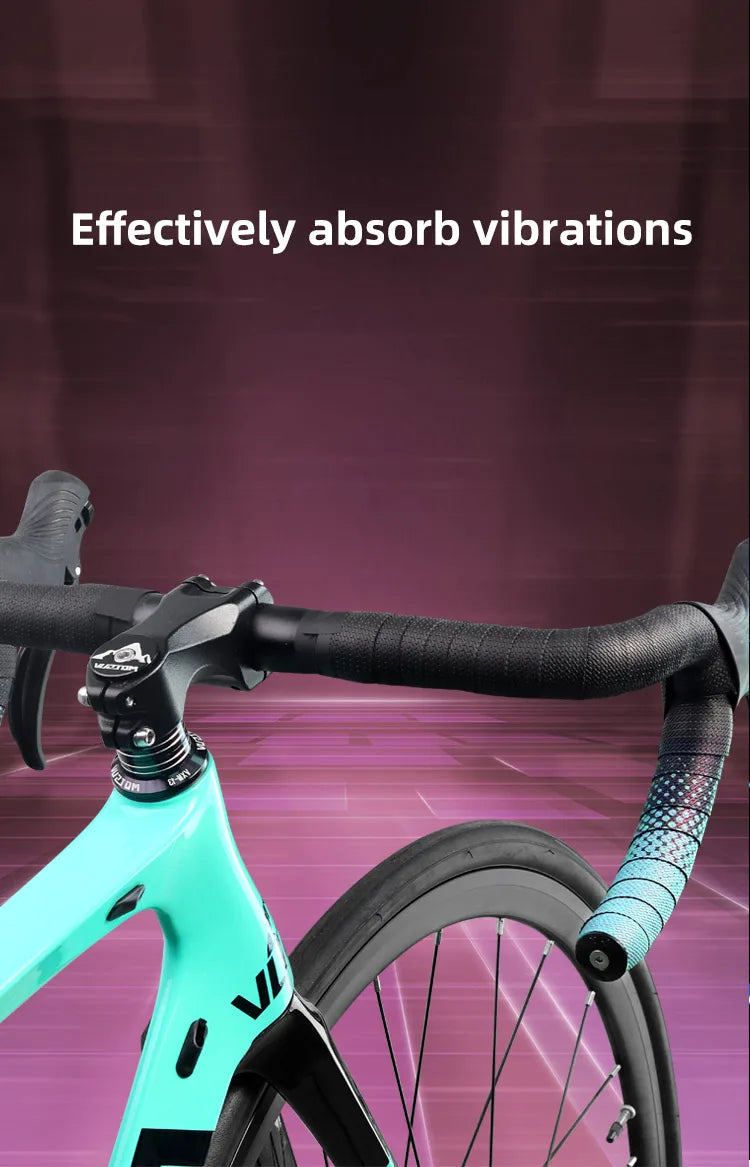 VXM Road Bicycle Handlebar Tape Bar PU EVA Cycling Grips Strap Anti slip shockabsorbing comfort With End Plug Bike Accessories