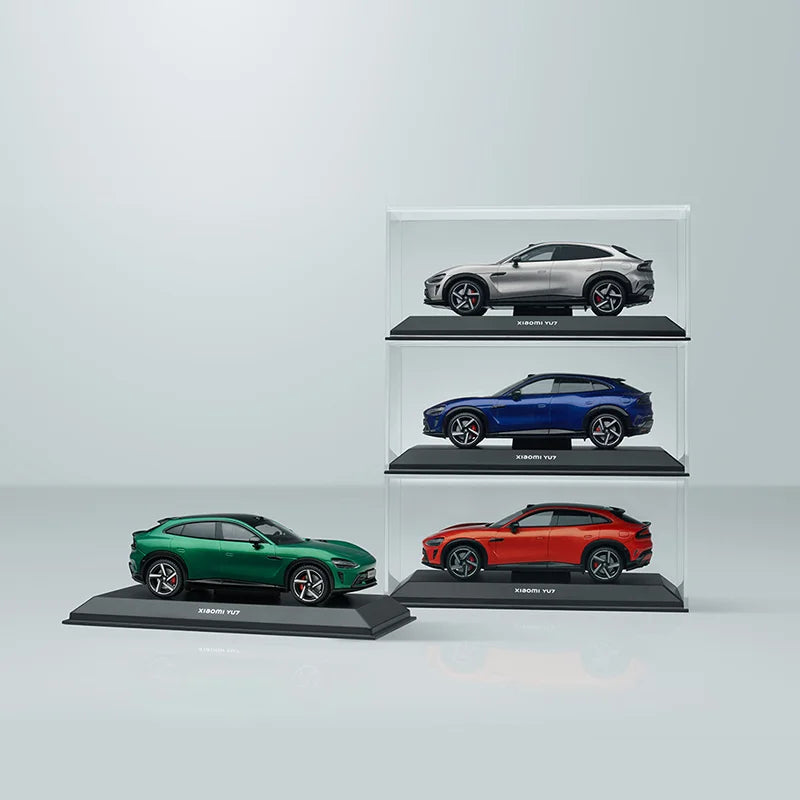 New Xiaomi Yu7 Official Alloy Die-Casting Car Model 1:43 Scale Simulation Collectible Micro Vehicle Customized Toys For Children