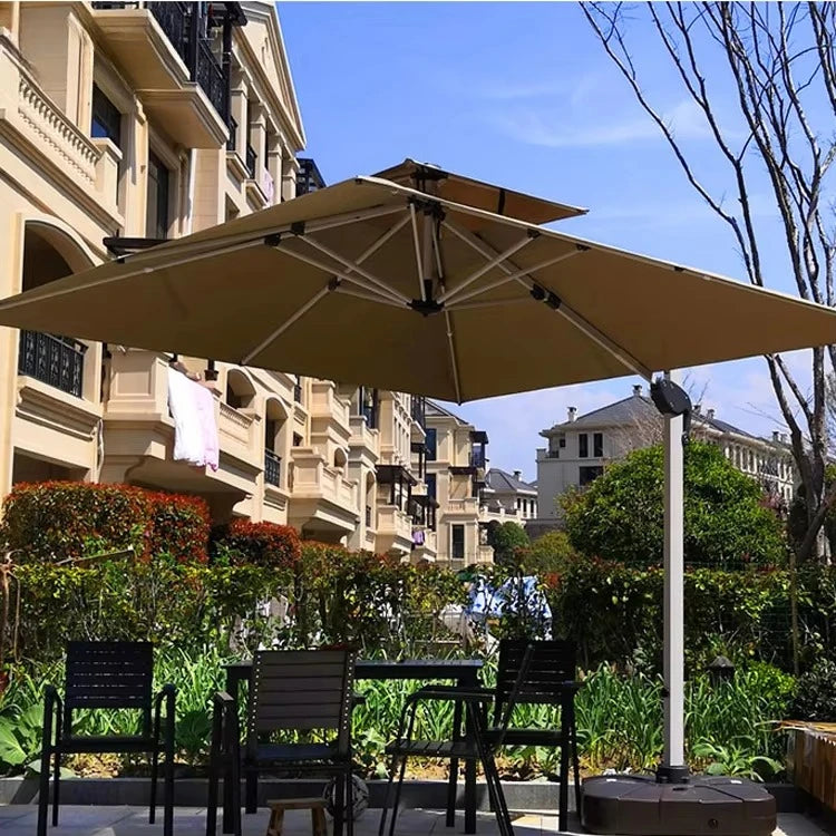 Outdoor Sun Umbrella, Cantilever, Courtyard Villa Courtyard Garden Sun Umbrella, Outdoor Umbrella, Customizable