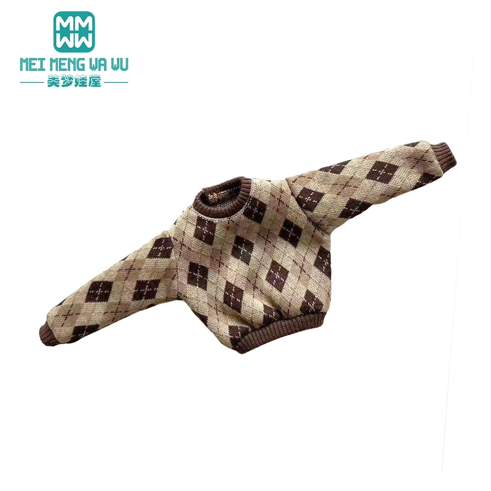 Clothes for doll Fashionable sportswear, shirts, sweatshirts fits Blyth Azone OB22 OB24 Doll Accessories