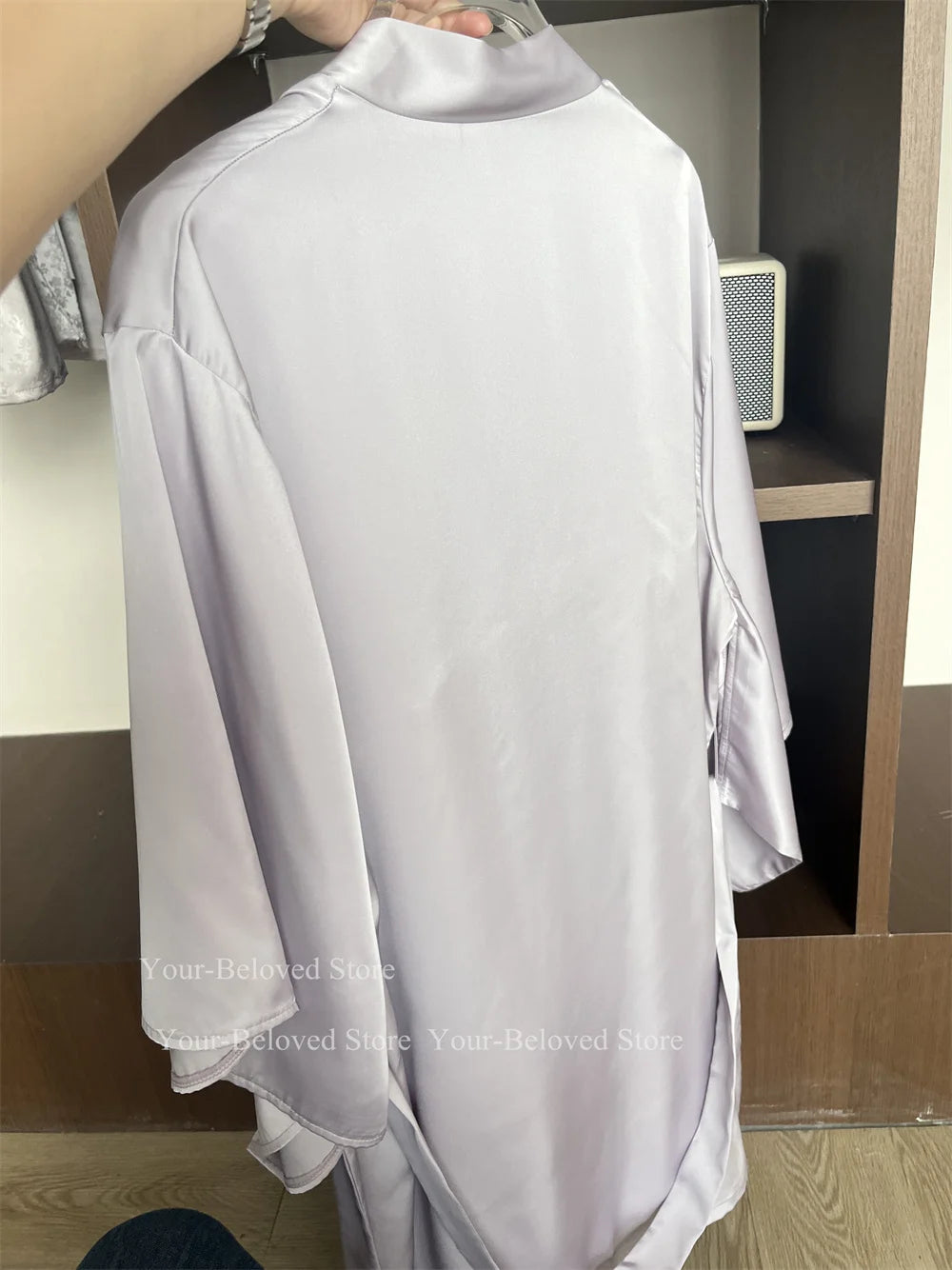Women Home Clothes Sleeping Nightdress White Nightgown Silk Satin Lingerie Embroider Flower Chemise Lingerie Summer Robe Suit