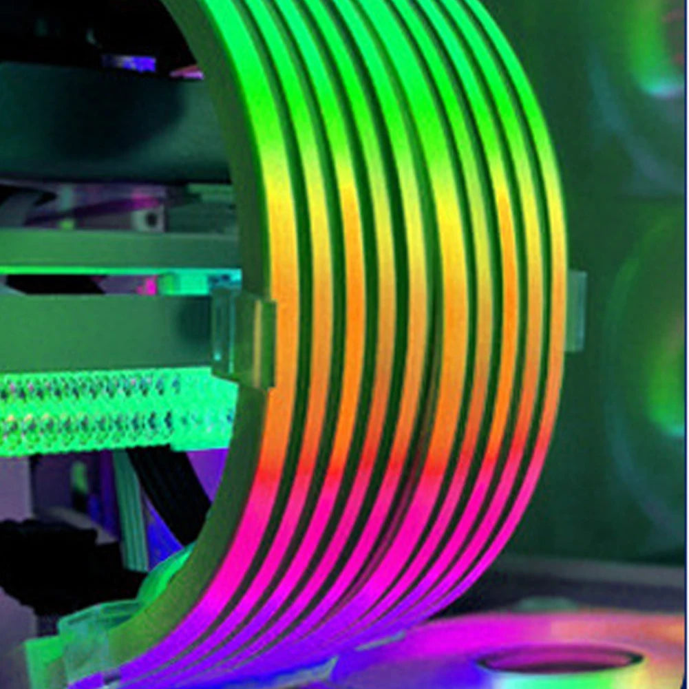 5V 3Pin RGB LED Light Strip Bar 8/24PIN Motherboard Power Extension Cable ARGB Sync PC Cables for Computer Power Supply