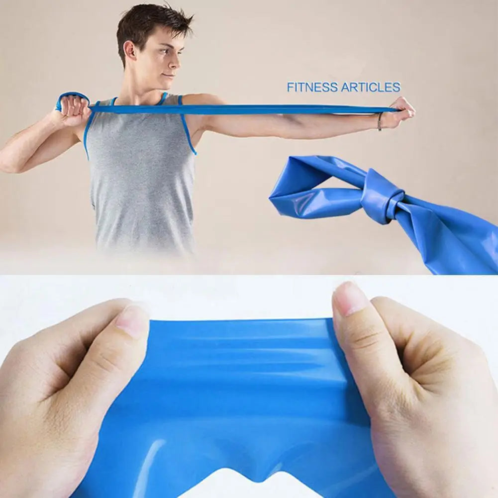 Yoga Sport Resistance Bands Pilates Training Fitness Exercise Gym Elastic Band Physical Therapy Stretching Strength Training