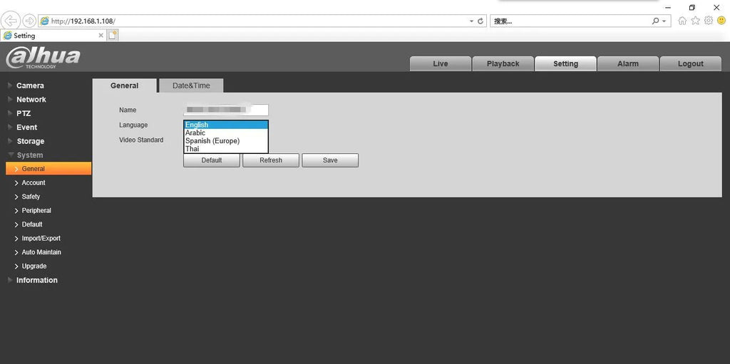 Dahua SD2A500NB-GNY-A-PV 5MP POE IR30M & 24 Hours Full-color built-in MIC & speaker support Lens Pan and Tilt IP Camera