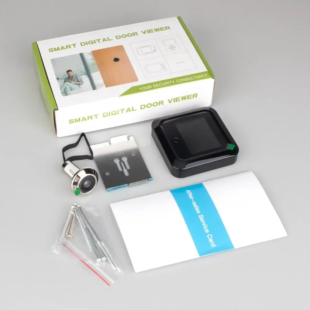 Video Doortell HD 2.4 Inch Peephole 120° Smart Digital Door Viewer Camera Security Monitor 240x320 Visual Doorbell Home