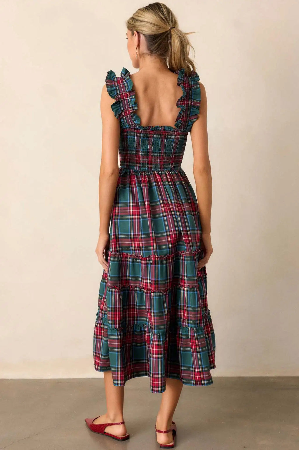 Woman Clothes Party Dresses French Retro Plaid Slim Irregular Dress Women's New Design Skirt Elegant Party Dresses Clothing 2025