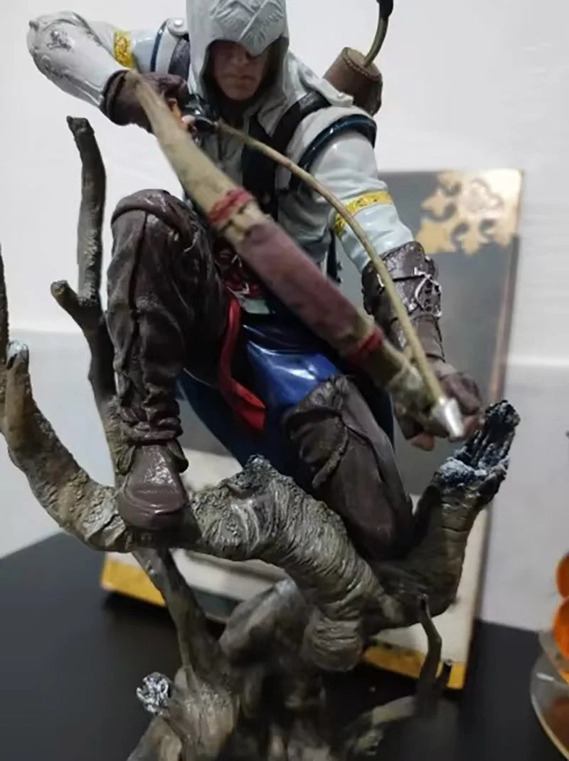 Game Assassins Creed Origins Action Figure Kenway Connor Edward James Figuras Toy Anime Peripheral Model Ornament GK Statue Gift