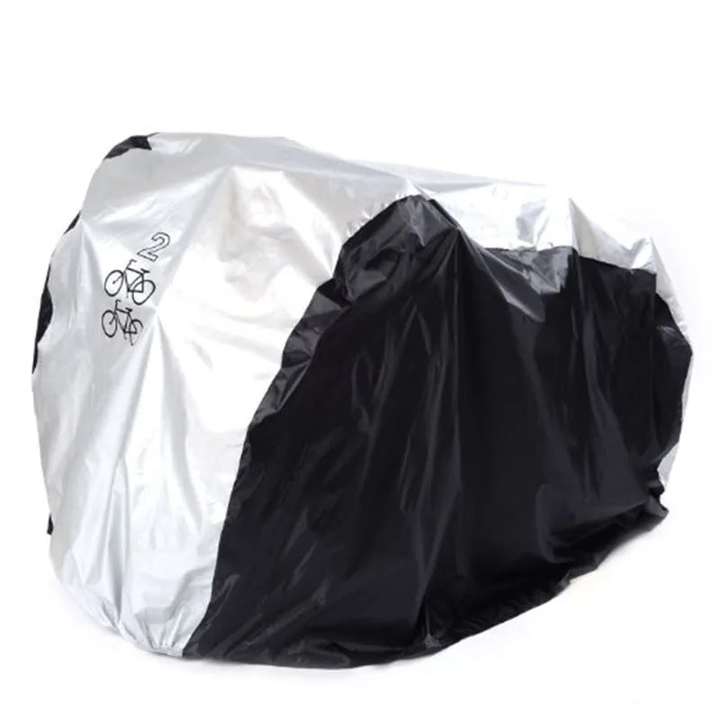 Rain Sun Dust Protection Waterproof Bike Cover UV Snow Proof Bicycle Outdoor Rain Protective Covers for 1/2/3 Bikes HA