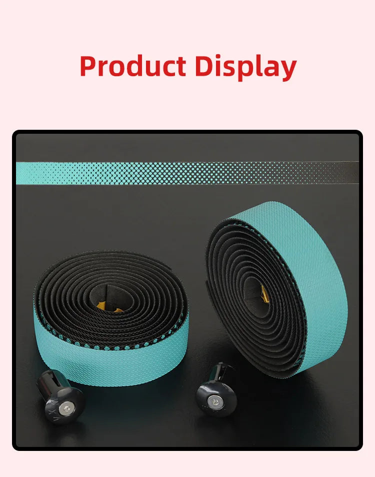 VXM Road Bicycle Handlebar Tape Bar PU EVA Cycling Grips Strap Anti slip shockabsorbing comfort With End Plug Bike Accessories