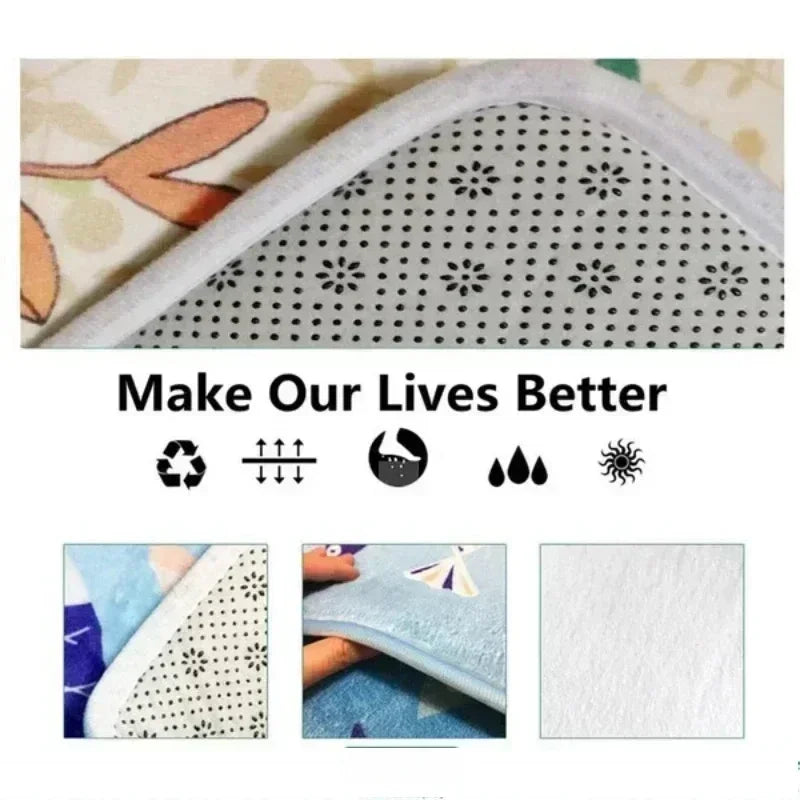 Colorful Game Controller Pattern Design Doormat, Non-slip Floor Mat for Living Room, Bedroom, Bathroom, Holiday Home Decoration