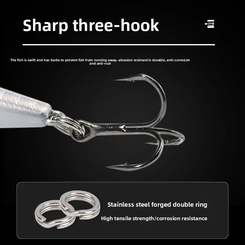 Fly, hover, Mino, long throw, road, fake bait, fresh water, whole fish, loud pearl, night fishing