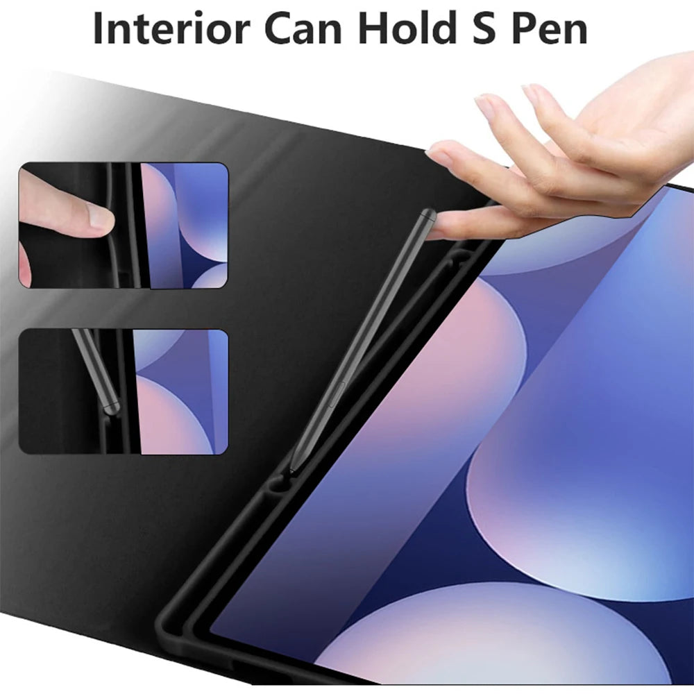 For Samsung Galaxy Tab S10 Ultra 14.6-inch Case SM-X920/X926B/X926N/X920N, Keyboard Case for Tab S9 Ultra SM-X910/X916B/X918U