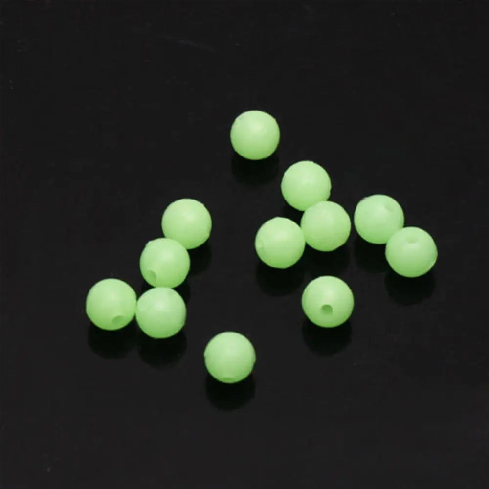 100Pcs/bag Fishing Floats Beads Luminous Light Glowing Balls For Night Sea Fishing 4/5/6/8mm