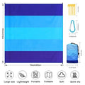 Beach Blanket Waterproof Sandproof Beach Mat 2x2.1m for 2-8 Adults Quick Drying Outdoor Picnic Mat for Travel, Camping, Hiking