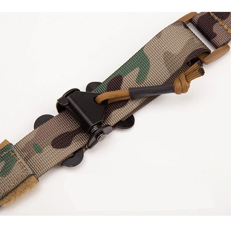 Hunting Rifle Tactical Sling Removable 2 Point Padded Combat Modular Shooting Equipment MC Strap Accessories for Outdoor Hunting