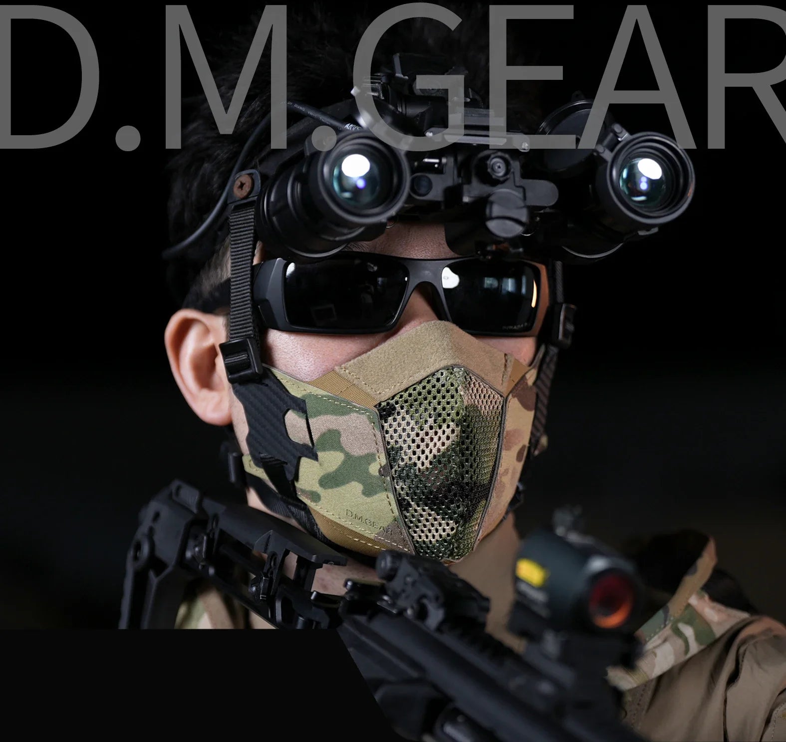 DMGear Tactical Face Mask Anti-Fog Hunting Protection Gear Huting Equipment Accessory Airsoft Breathable Comfortable Outdoors