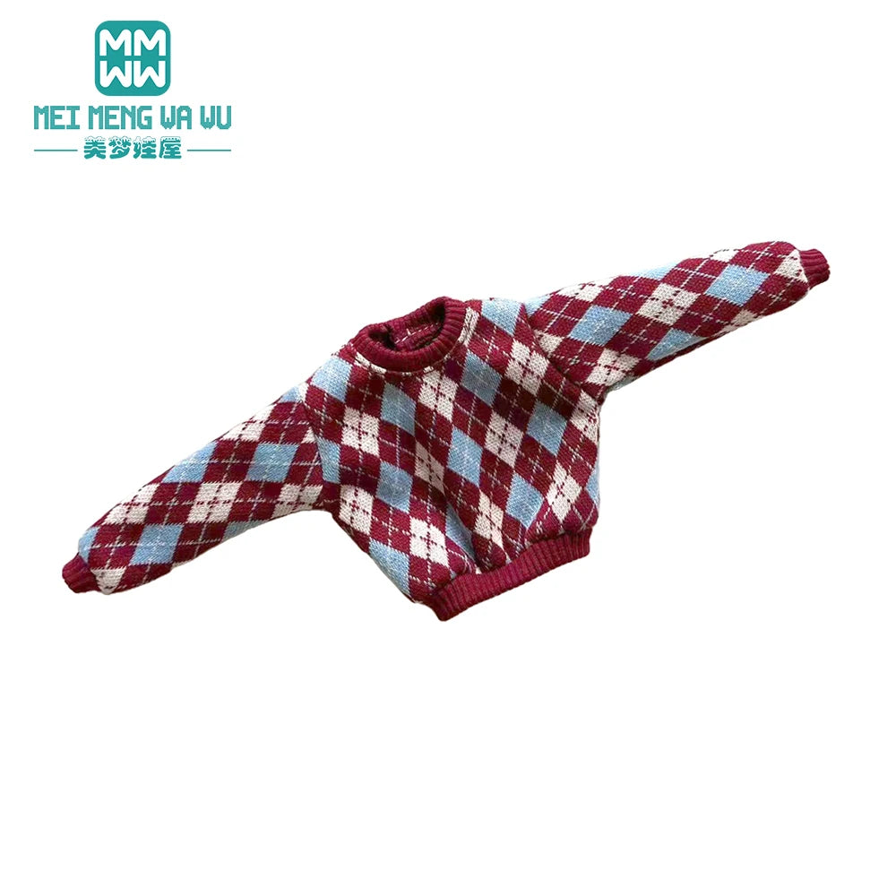Clothes for doll Fashionable sportswear, shirts, sweatshirts fits Blyth Azone OB22 OB24 Doll Accessories