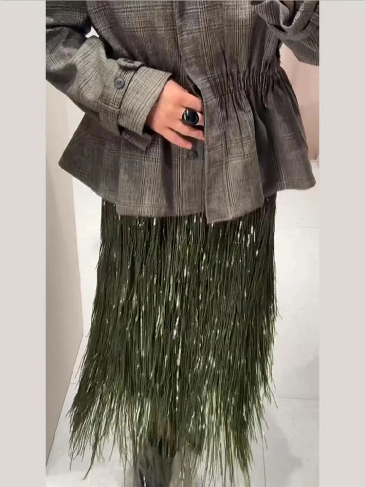 Women's Two Pieces Set New In Matching Sets New Outerwear Ensemble Femmes Blazer Coats Jackets Tapered Pants Trousers Clothes