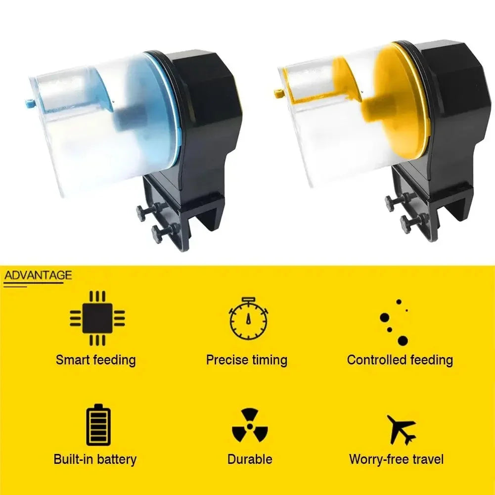 Fish Tank Automatic Feeder Intelligent Timing Automatic Feeder Aquarium Automatic Feeder Large Capacity Fish Feeder  fish feeder