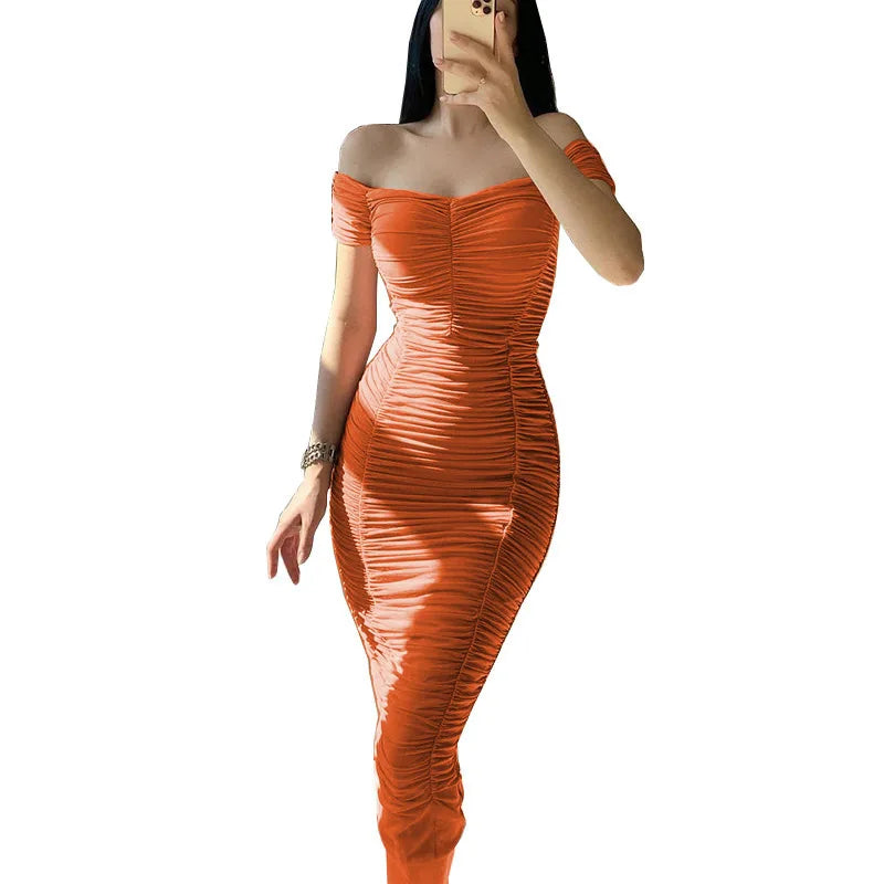 Women Summer Prom Dresses Evening Midi Bodycon Dress Elegant Club Sexy Outfits for Wedding Birthday Party