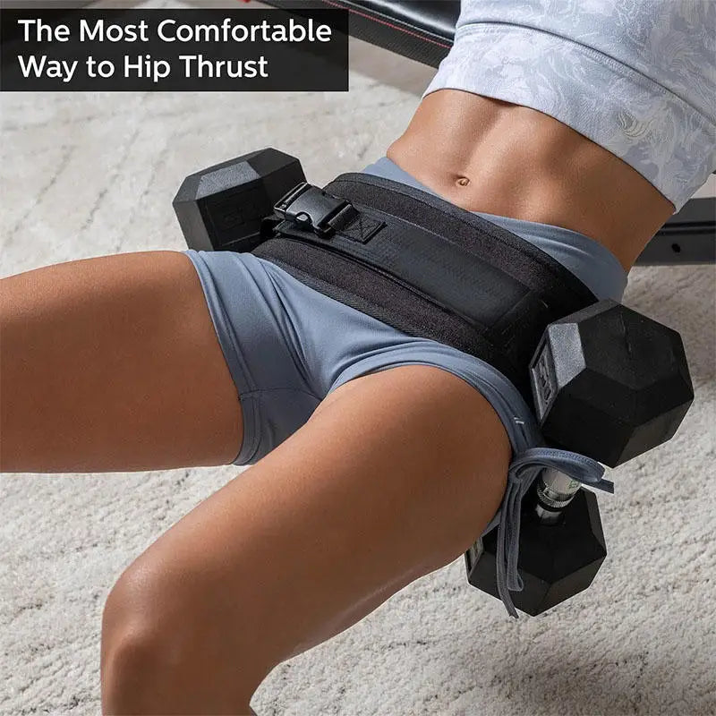 Yoga Exercise Dumbbells Waist Weight Belt Hip Bridge Assist Fitness Training with Thrust Weight Beltgym Exercise Equipment