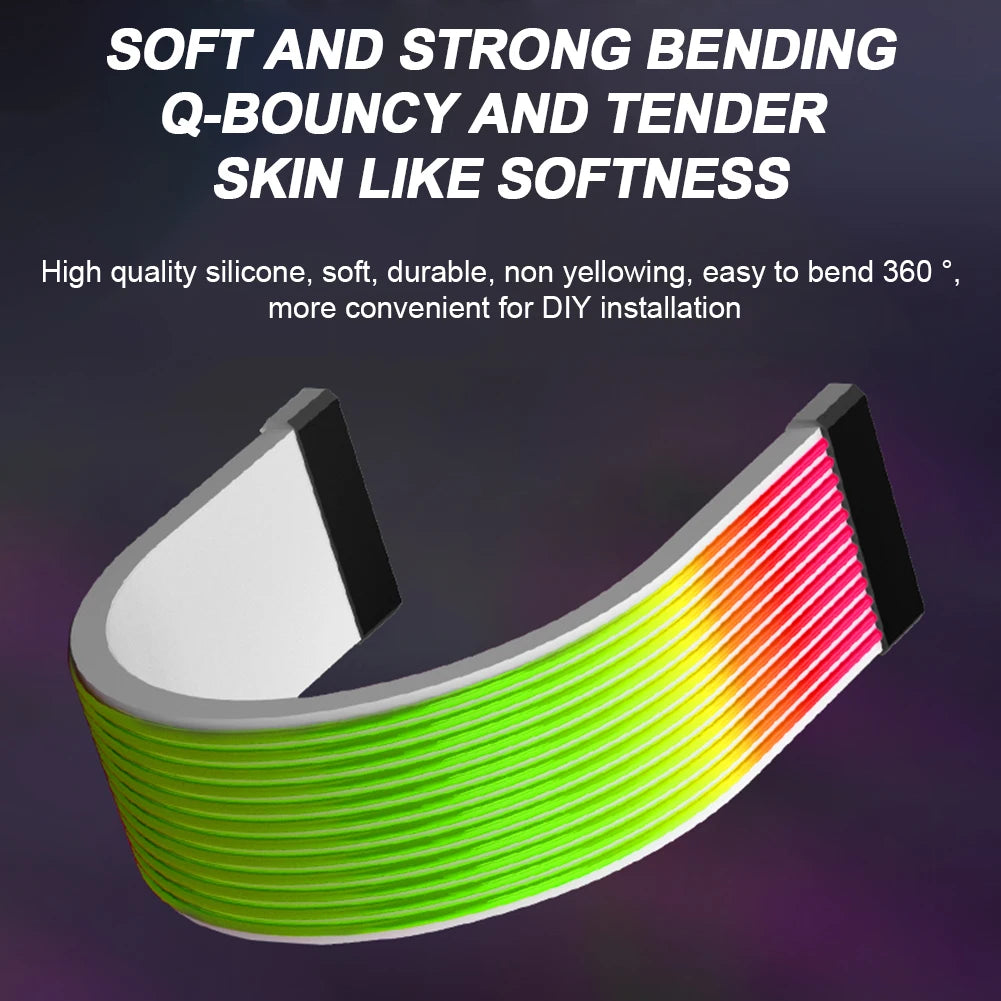 5V 3Pin RGB LED Light Strip Bar 8/24PIN Motherboard Power Extension Cable ARGB Sync PC Cables for Computer Power Supply