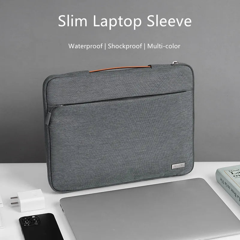 Multi-pockets Laptop Sleeve for MacBook Air 15.3 2024 Laptop Bag for MacBook Pro 14 M5 Shocproof Notebook Bag for Dell/Xiaomi 16