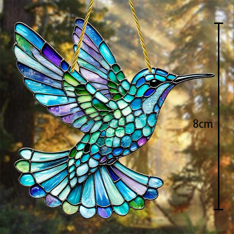 Yifare Spirit Birds, Sheremart Spirit Birds, Acrylic Bird Suncatcher, Bird Ornament For Christmas Tree, Hummingbird Suncatcher