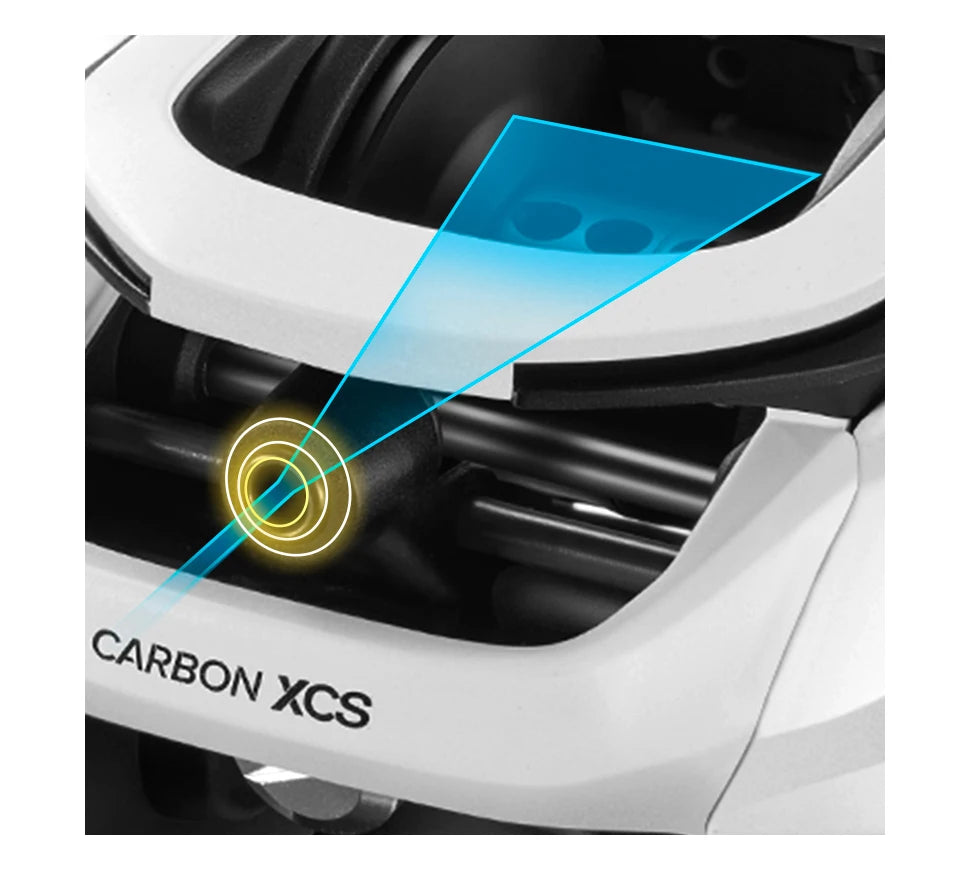 Piscifun Carbon XCS Baitcasting Reel 8kg Drag 156g Ultra-Light 8.1:1 Gear Ratio Dual Brake High-Speed Freshwater Fishing Reel