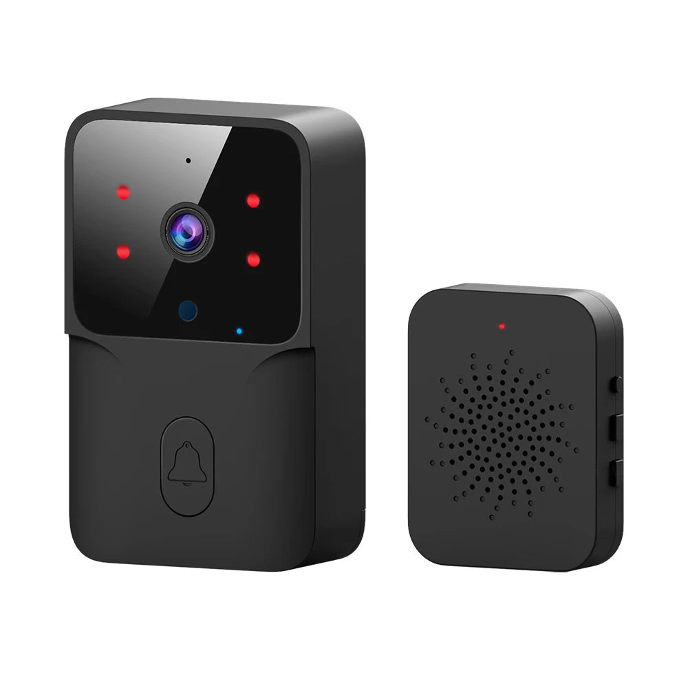 Tuya WiFi Video Doorbell Wireless HD Camera IR Alarm Security Smart Home Door Bell WiFi Intercom for Home with Black or White
