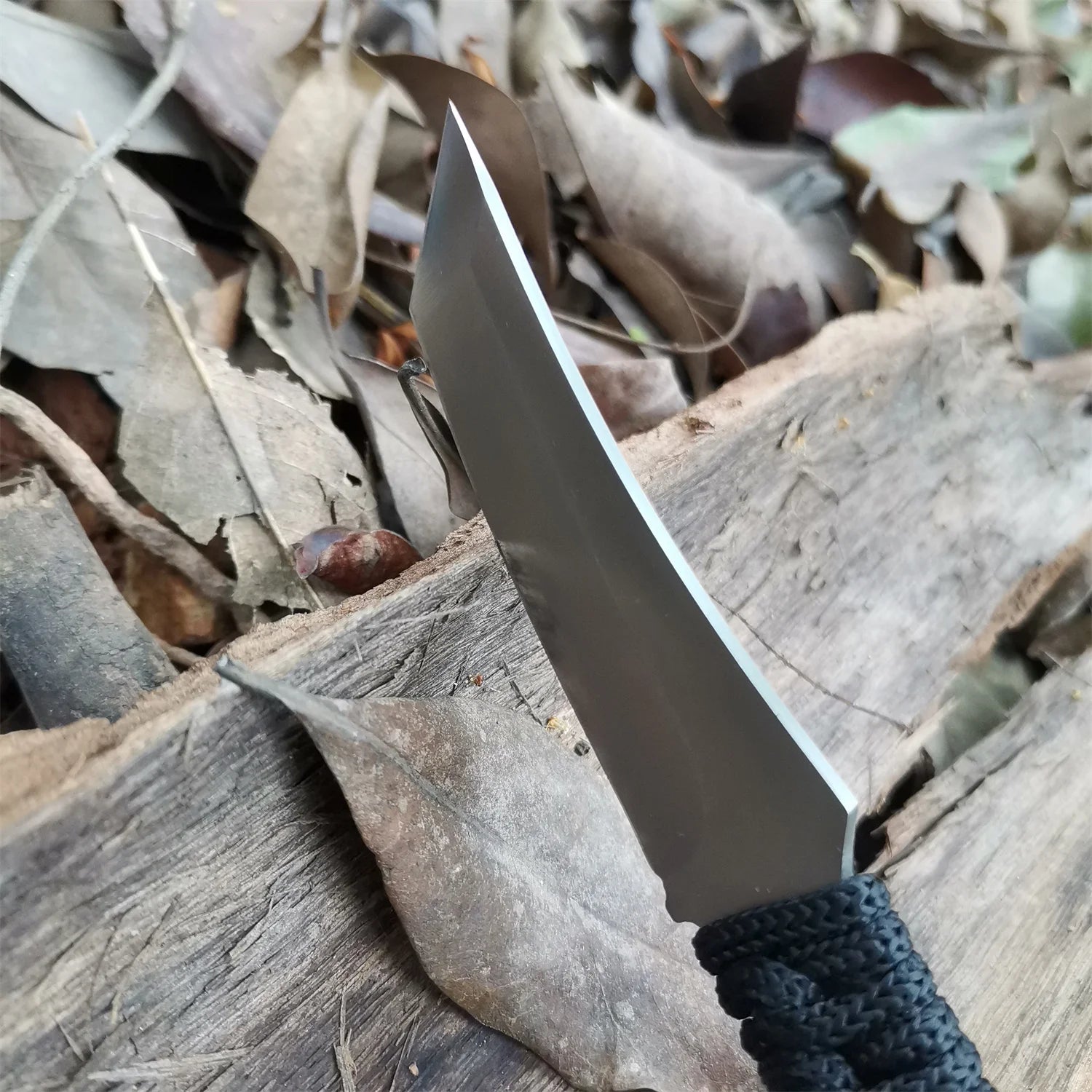 High carbon S.S. Fixed Blade Knife with Sheath and Cord Knife for Hunting Camping and Field Survival Tactical Combat Outdoor