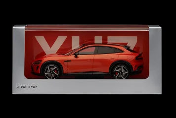 New Xiaomi Yu7 Official Alloy Die-Casting Car Model 1:43 Scale Simulation Collectible Micro Vehicle Customized Toys For Children
